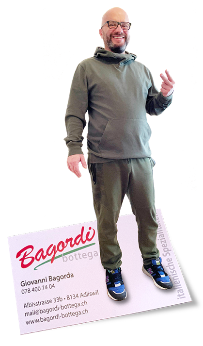 Giovanni Bagorda, der Inhaber von Bagordi bottega